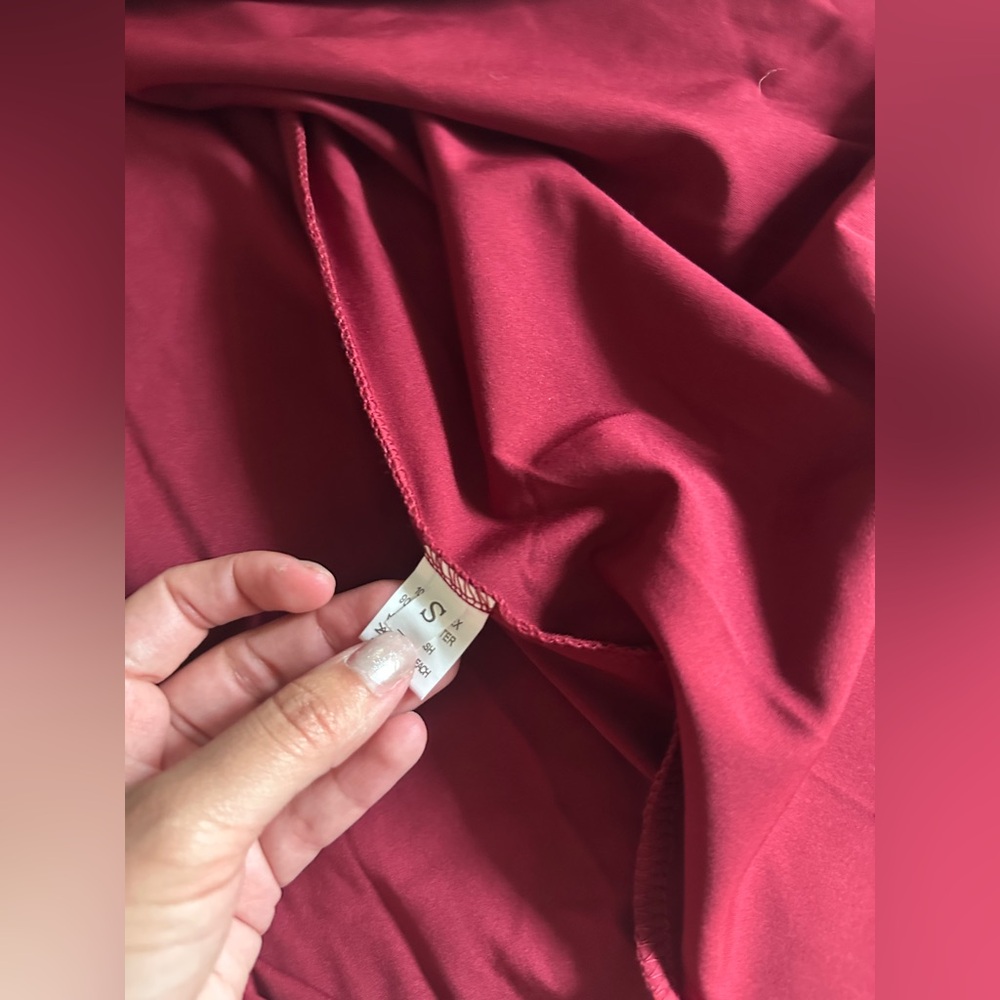 Off Shoulder Sleeveless High Split Ruched Long Fo… - image 3